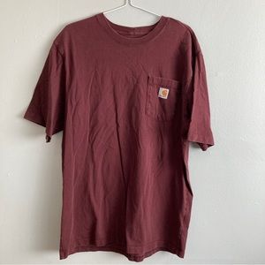 Carhartt Men’s Purple Loose Fit Crew Neck Tshirt Purple Size Large Tall